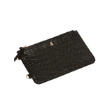 Hestia Crossbody Combo - Black Croc - Crossbody Combo- My Armadura