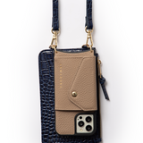 Hestia Pouch - Blue Croc - Pouch- My Armadura