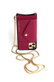 Aphrodite Crossbody iPhone Set - Fuchsia - Crossbody Set- My Armadura