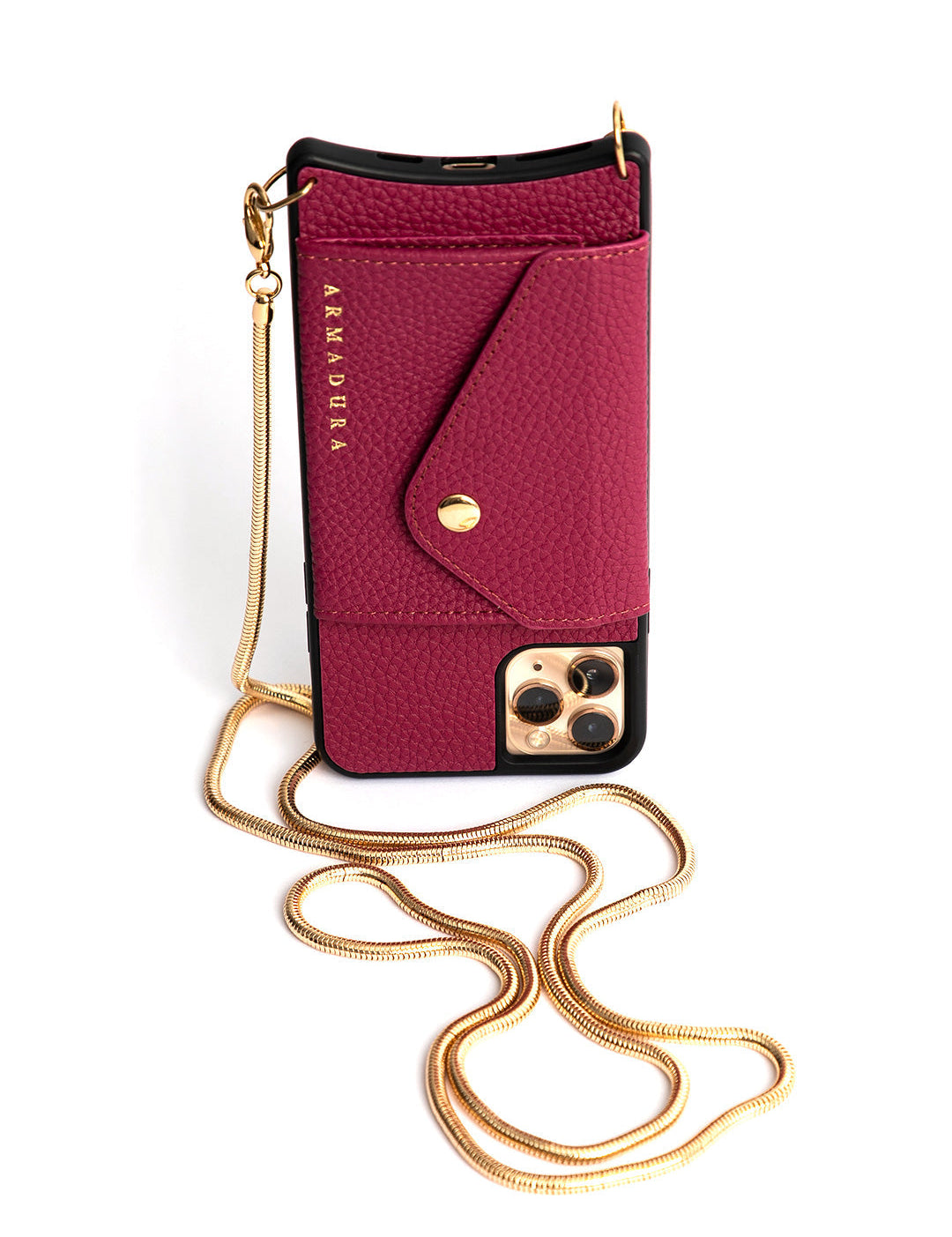 Aphrodite Crossbody iPhone Set - Fuchsia - Crossbody Set- My Armadura