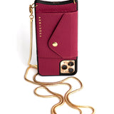 Aphrodite Crossbody iPhone Set - Fuchsia - Crossbody Set- My Armadura