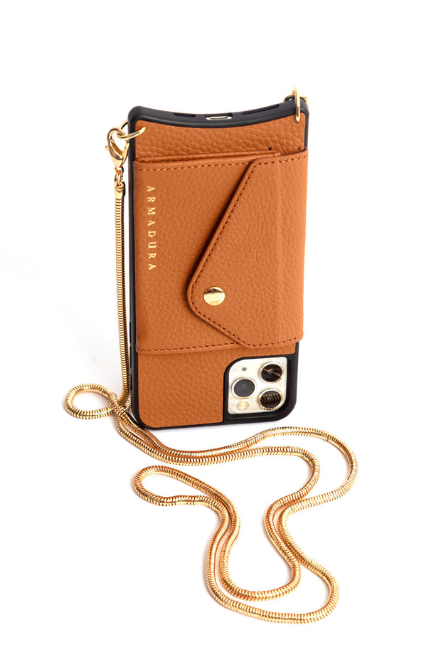 Aphrodite Crossbody iPhone Set - Tan - Crossbody Set- My Armadura