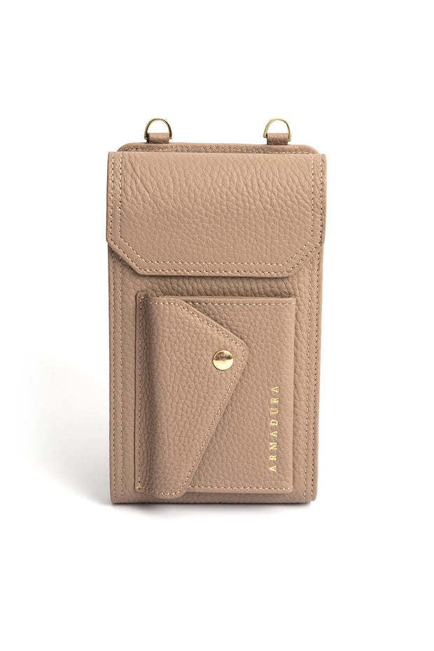 Hestia Crossbody Phone Holster Combo - Taupe - Crossbody Combo- My Armadura