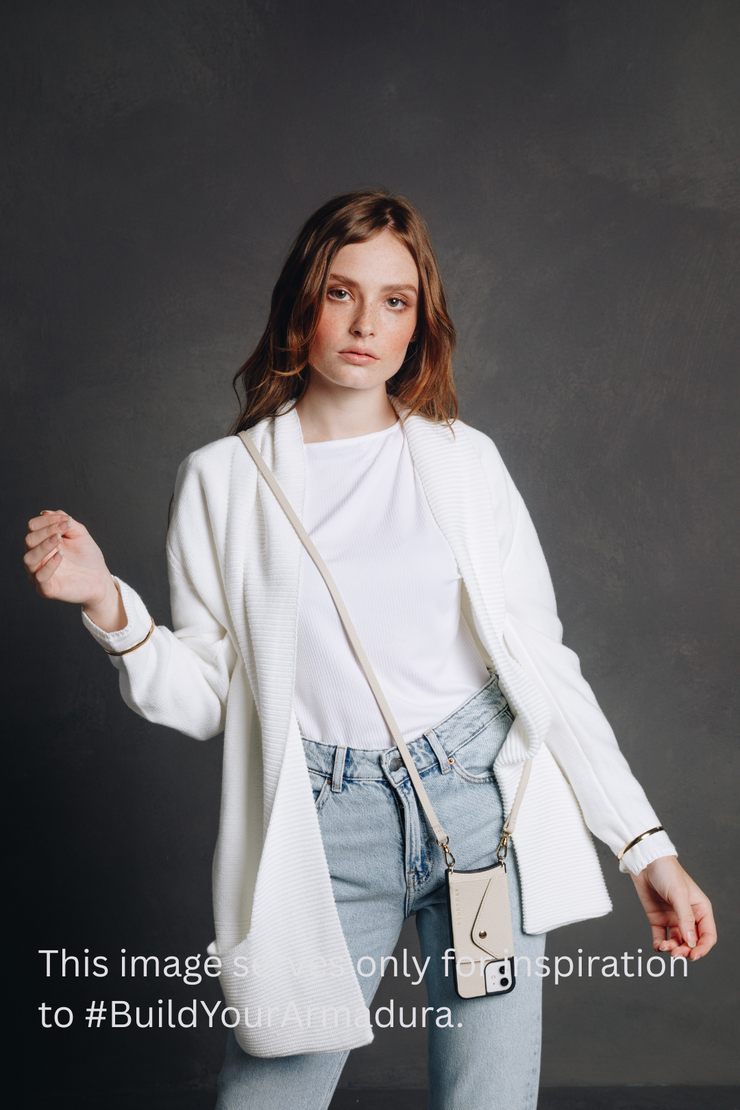 Hestia Crossbody Phone Strap - Crème - Crossbody Strap- My Armadura