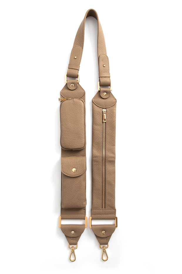 Athena Crossbody Phone Strap - Taupe - Crossbody Strap- My Armadura