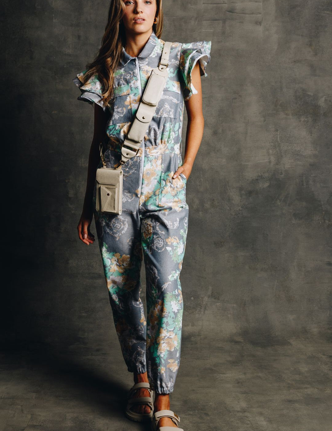 Athena Crossbody Phone Holster Set - Créme - Crossbody Set- My Armadura