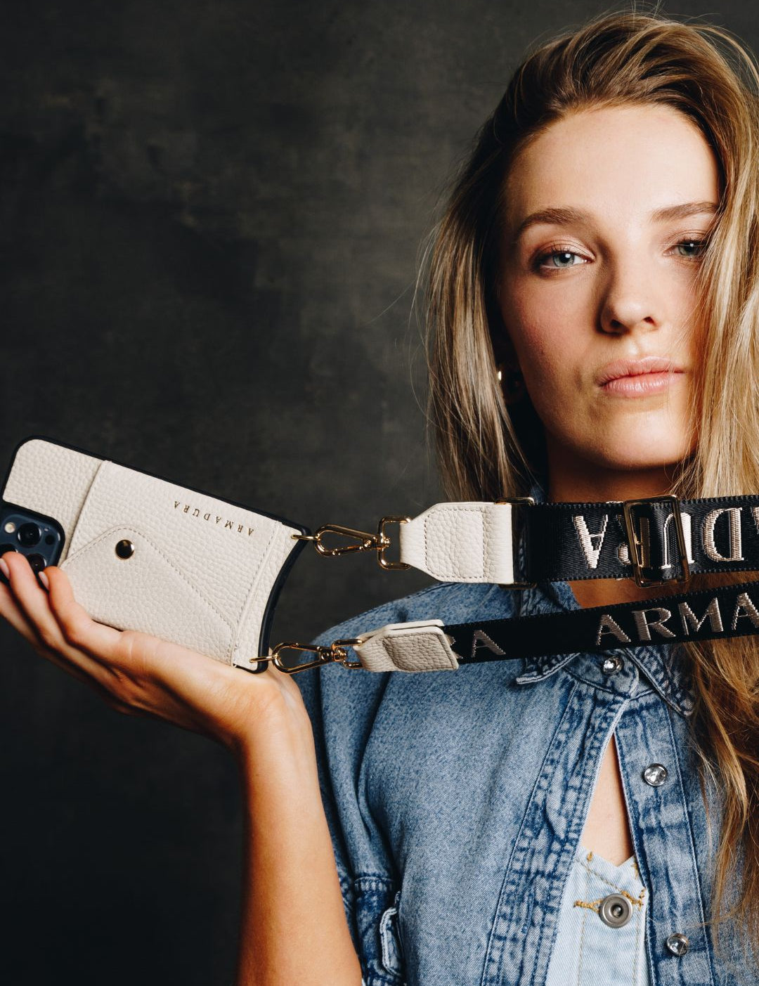 Armadura Crossbody iPhone Set - Crème - Crossbody Set- My Armadura