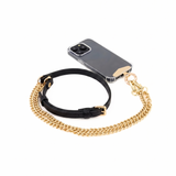 Maia Crossbody Phone Strap with Clip - Black