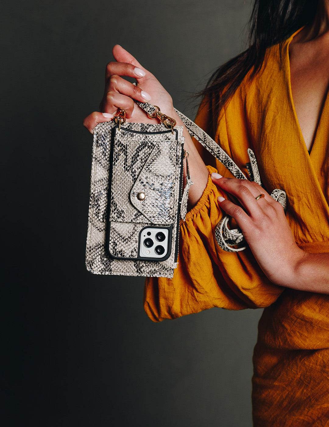 Hestia Crossbody iPhone Combo - Python - Crossbody Combo- My Armadura