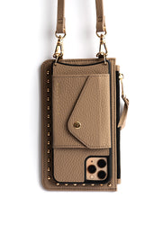 Hestia Crossbody iPhone Combo - Taupe - Crossbody Combo- My Armadura