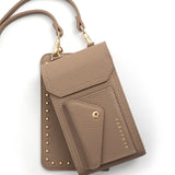 Hestia Crossbody Phone Holster Combo - Taupe - Crossbody Combo- My Armadura