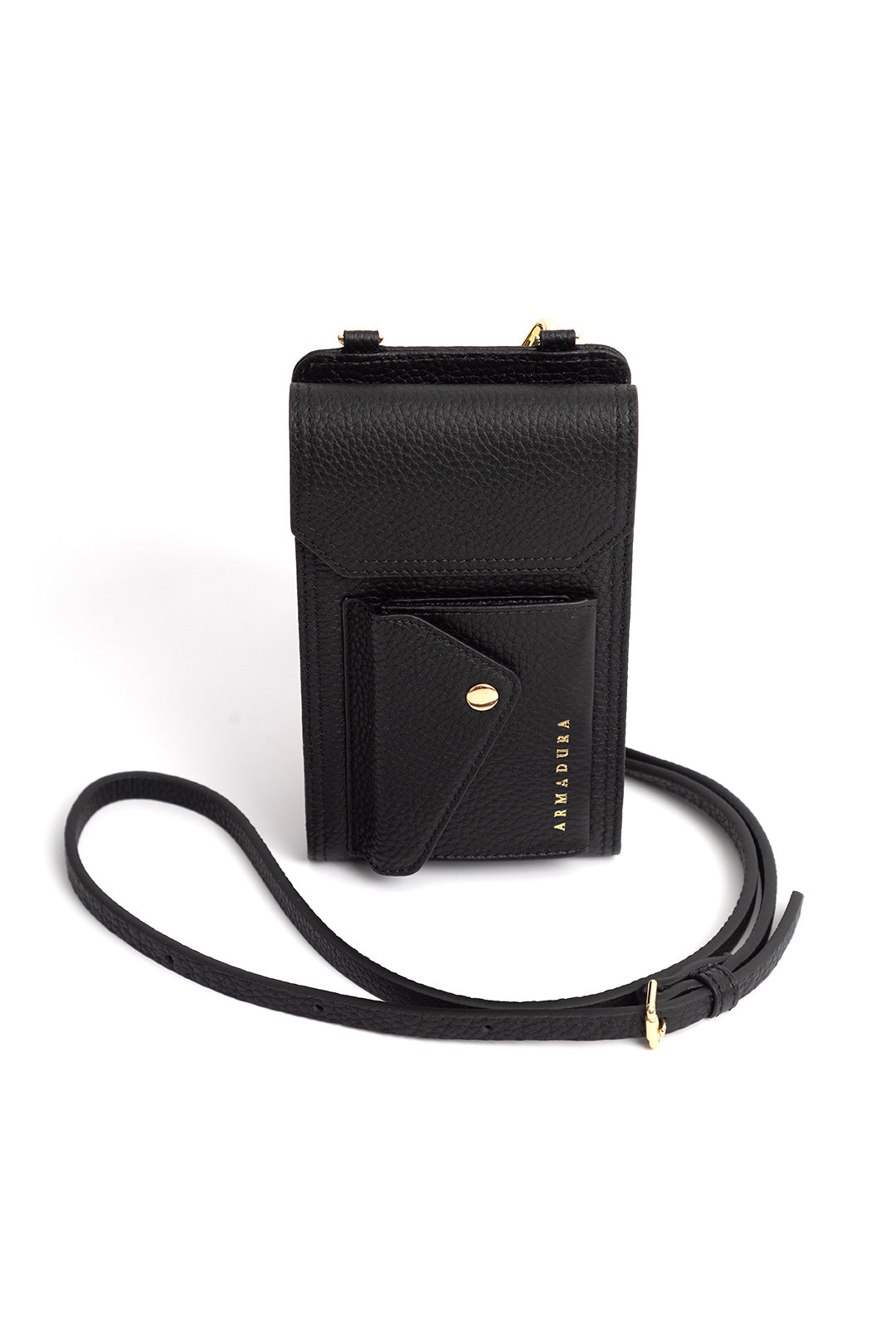 Hestia Crossbody Phone Holster Set - Black - Crossbody Set- My Armadura