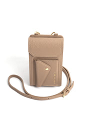 Hestia Crossbody Phone Holster Set - Taupe - Crossbody Set- My Armadura