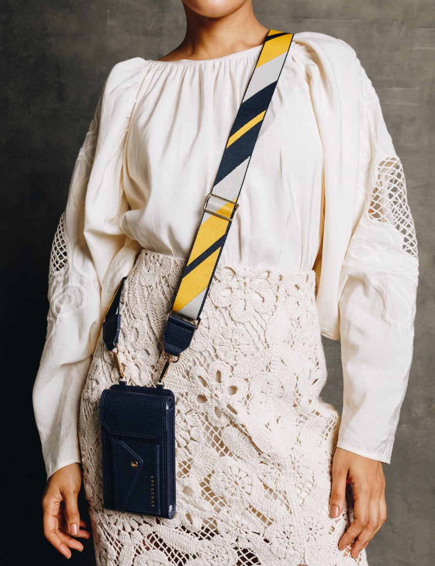 Juno Crossbody Phone Holster Set - Navy - Crossbody Set- My Armadura