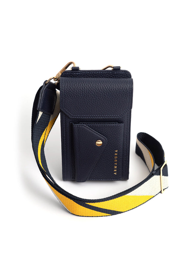 Juno Crossbody Phone Holster Set - Navy - Crossbody Set- My Armadura