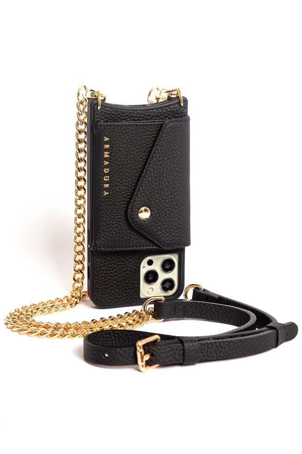 Maia Crossbody iPhone Set - Black - Crossbody Set- My Armadura