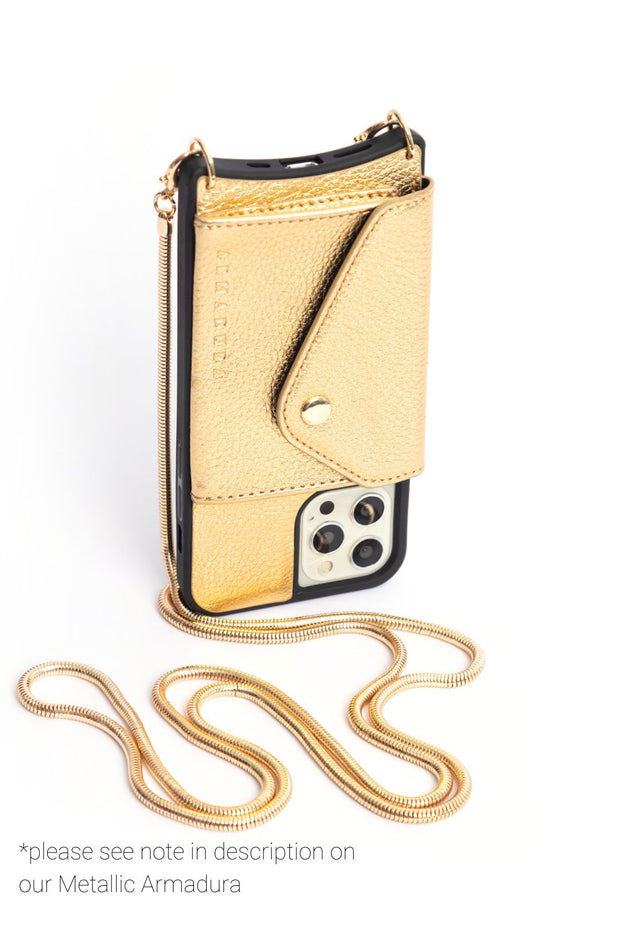 Aphrodite Crossbody iPhone Set - Limited Edition Metallic Gold - Crossbody Set- My Armadura