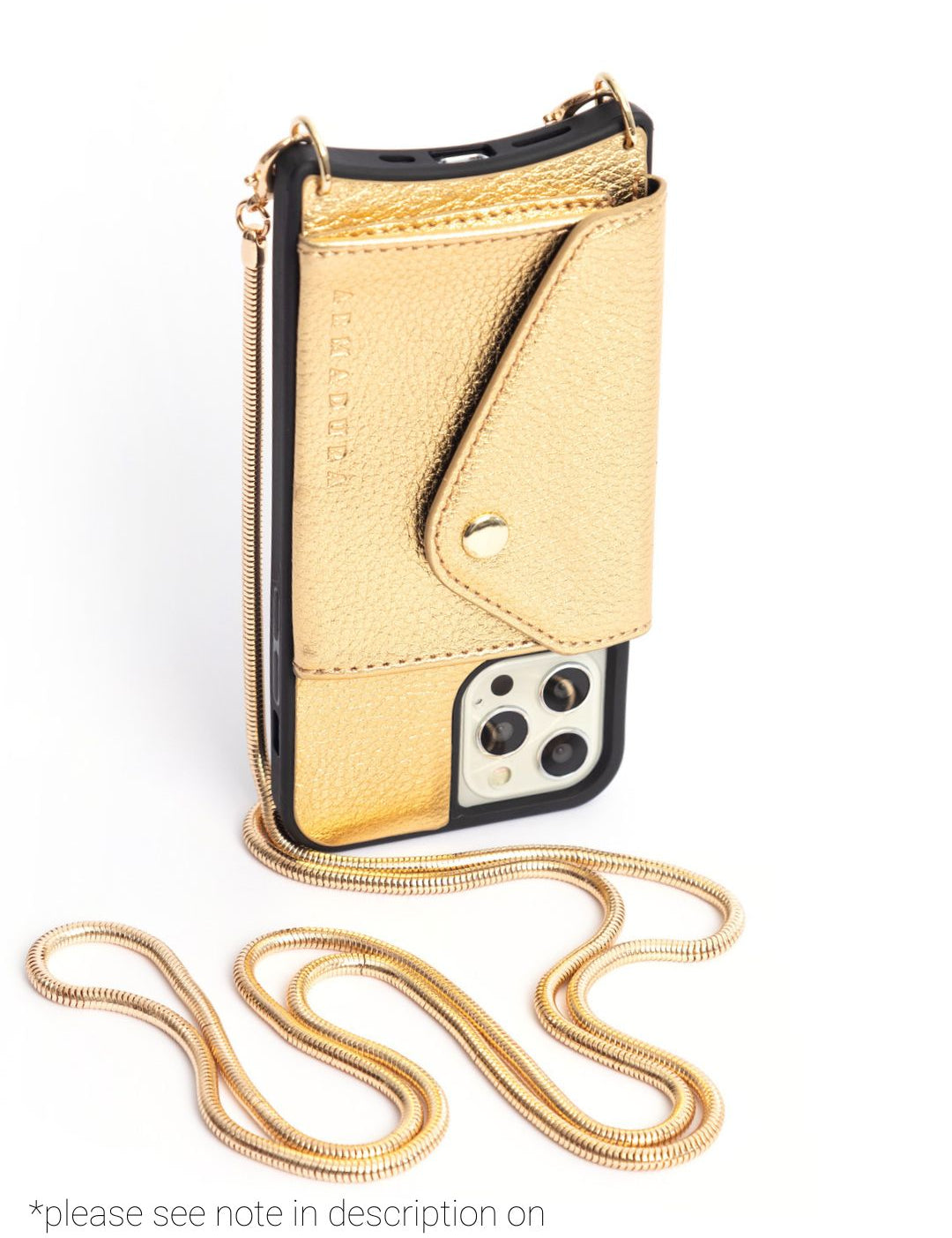 Aphrodite Crossbody iPhone Set - Limited Edition Metallic Gold - Crossbody Set- My Armadura