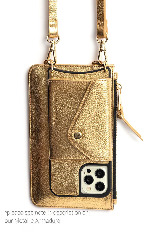 Hestia Crossbody iPhone Combo - Limited Edition Metallic Gold - Crossbody Combo- My Armadura