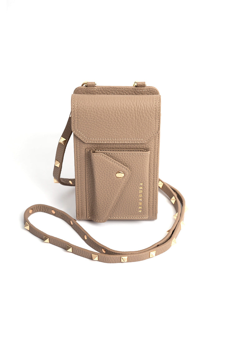 Minerva Crossbody Phone Holster Set - Taupe - Crossbody Set- My Armadura