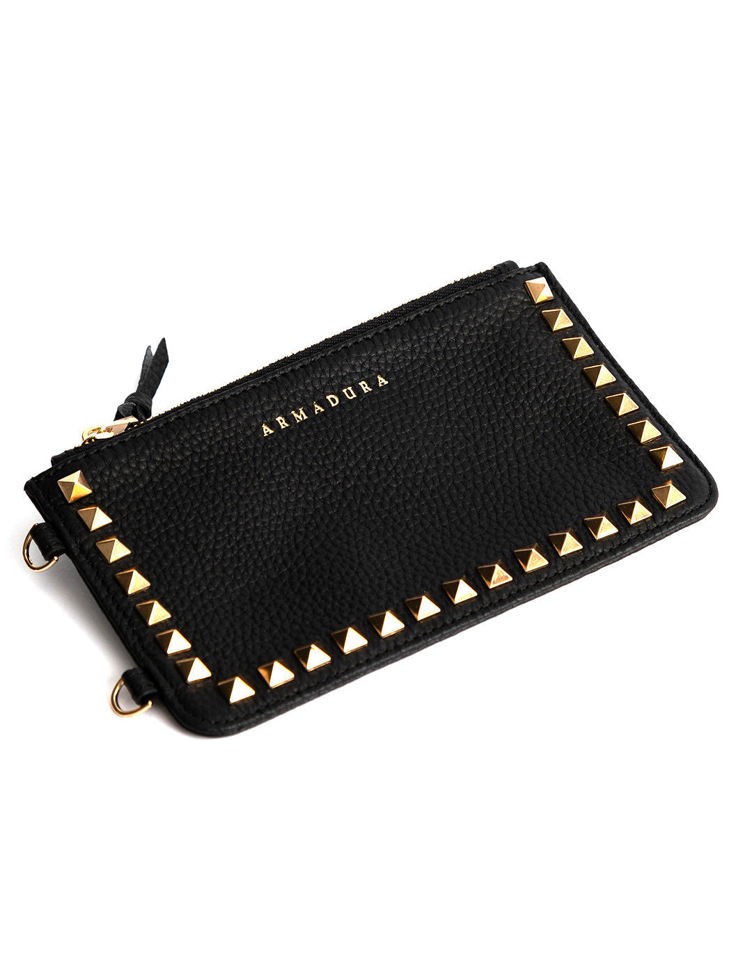 Minerva Pyramid Stud Pouch - Black - Pouch- My Armadura
