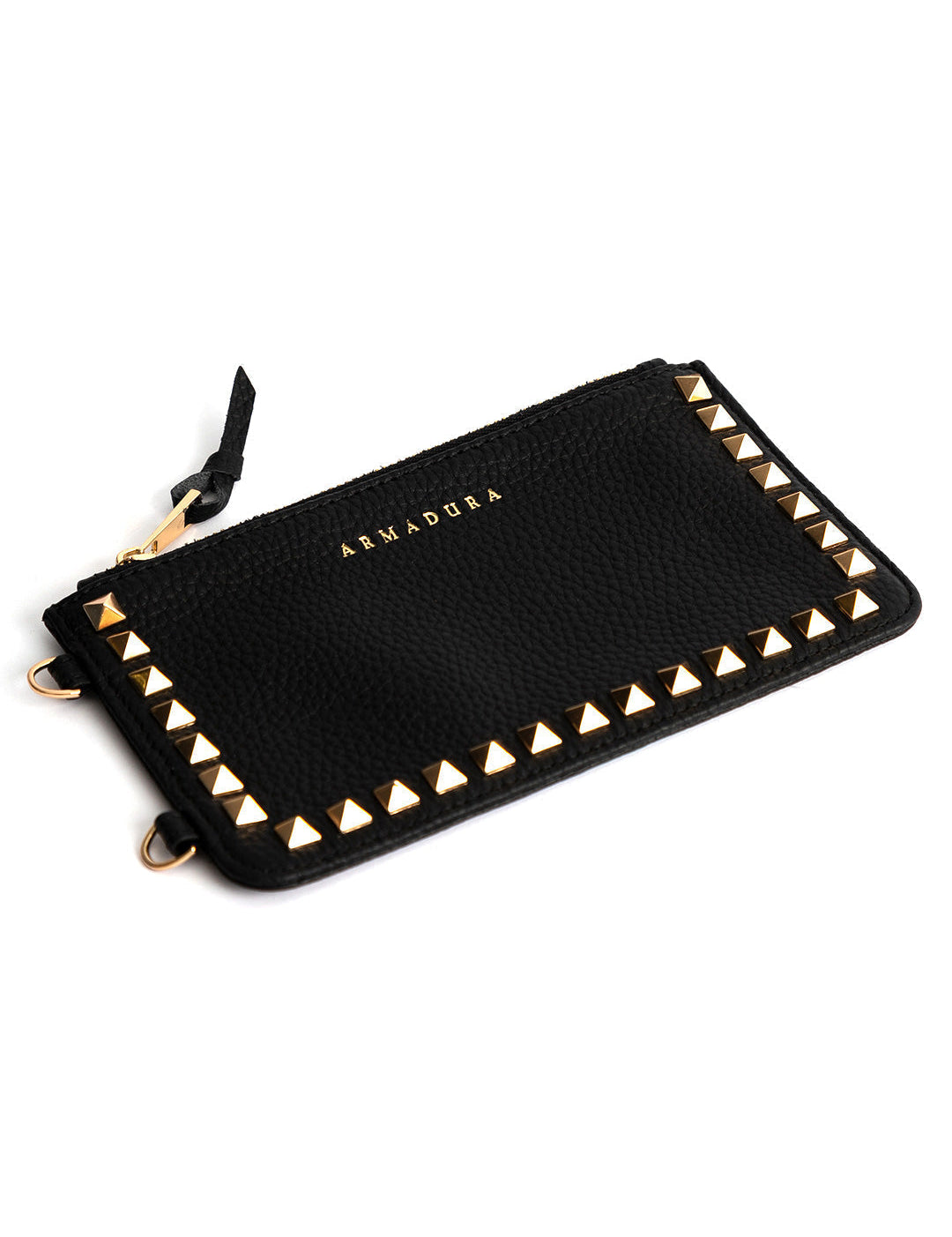 Minerva Pyramid Stud Pouch - Black - Pouch- My Armadura
