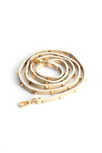 Minerva Studded Crossbody Phone Strap - Créme - Crossbody Strap- My Armadura