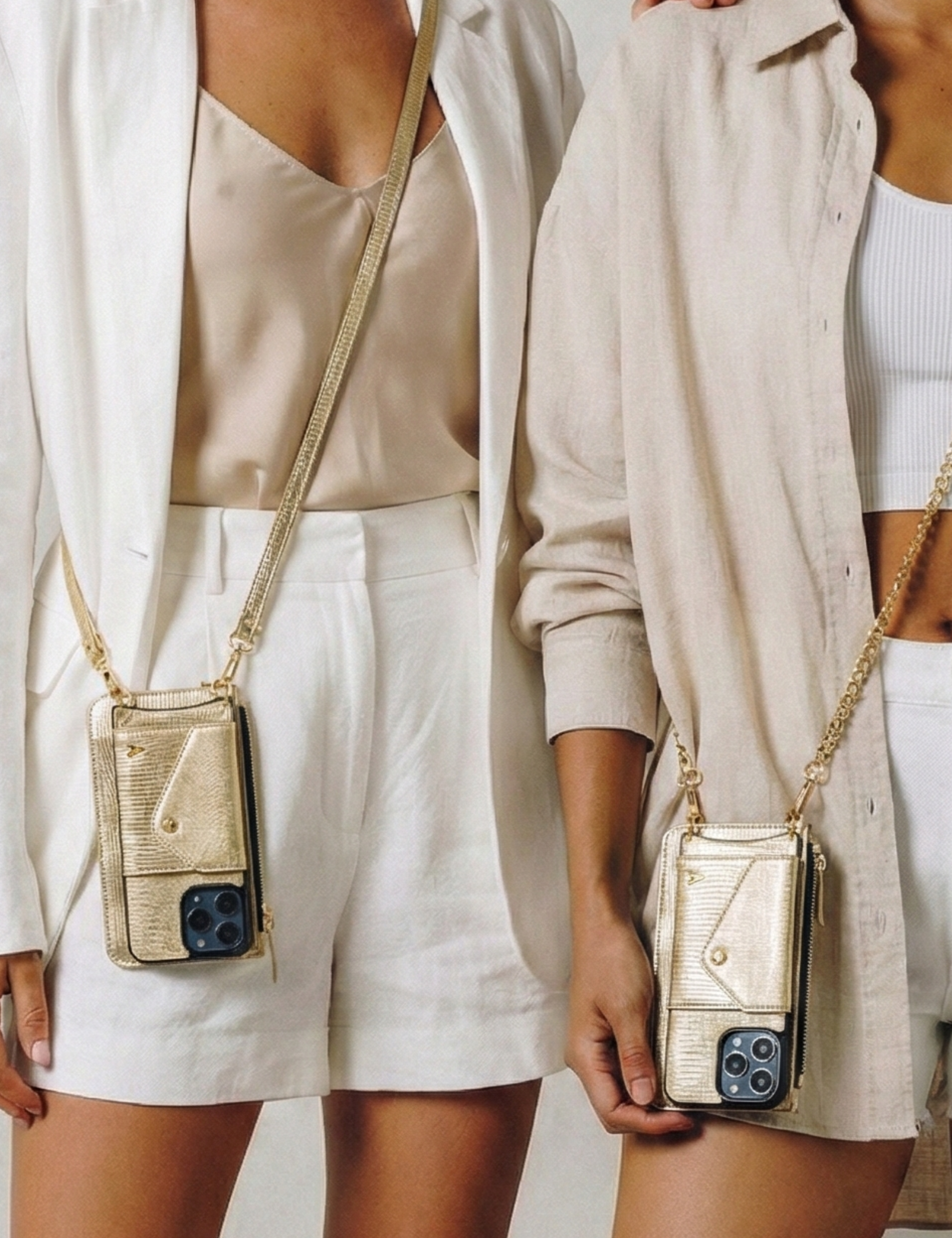 Hestia Crossbody iPhone Combo - Sunscale Gold - Crossbody Combo- My Armadura