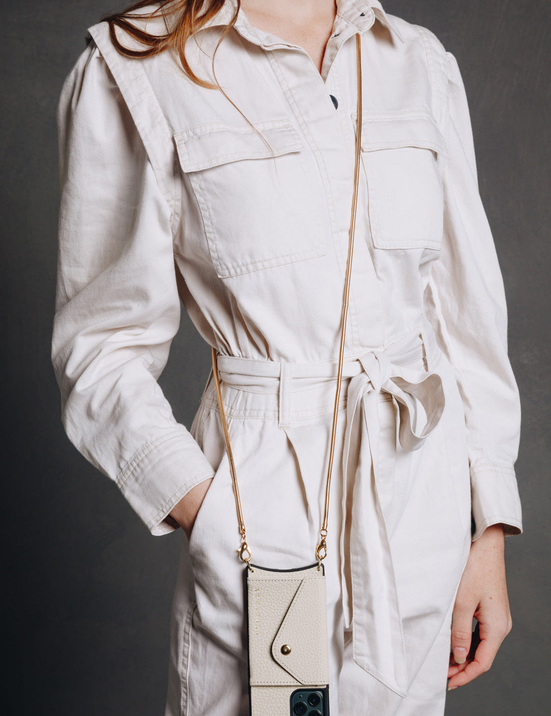 Aphrodite Crossbody iPhone Set - Crème - Crossbody Set- My Armadura