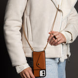 Aphrodite Crossbody iPhone Set - Tan - Crossbody Set- My Armadura