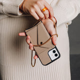 Aphrodite Crossbody iPhone Set - Taupe - Crossbody Set- My Armadura