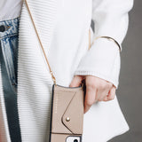 Aphrodite Crossbody iPhone Set - Taupe - Crossbody Set- My Armadura