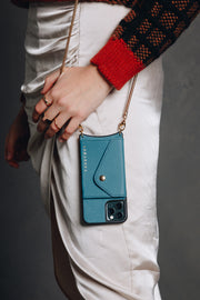 Aphrodite Crossbody iPhone Set - Teal - Crossbody Set- My Armadura