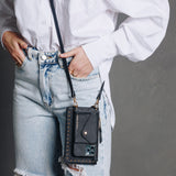 Hestia Crossbody iPhone Combo - Black - Crossbody Combo- My Armadura