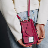 Hestia Crossbody iPhone Combo - Fuchsia - Crossbody Combo- My Armadura