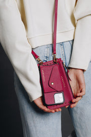 Hestia Crossbody iPhone Combo - Fuchsia - Crossbody Combo- My Armadura