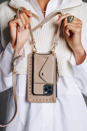 Hestia Crossbody iPhone Combo - Taupe - Crossbody Combo- My Armadura