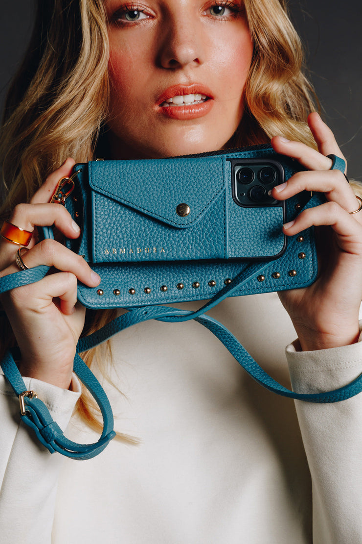 Hestia Crossbody iPhone Combo - Teal - Crossbody Combo- My Armadura