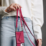 Hestia Crossbody iPhone Set - Fuchsia - Crossbody Set- My Armadura