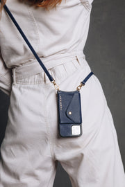 Hestia Crossbody iPhone Set - Navy - Crossbody Set- My Armadura