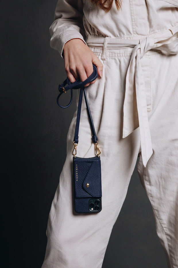 Hestia Crossbody iPhone Set - Navy - Crossbody Set- My Armadura