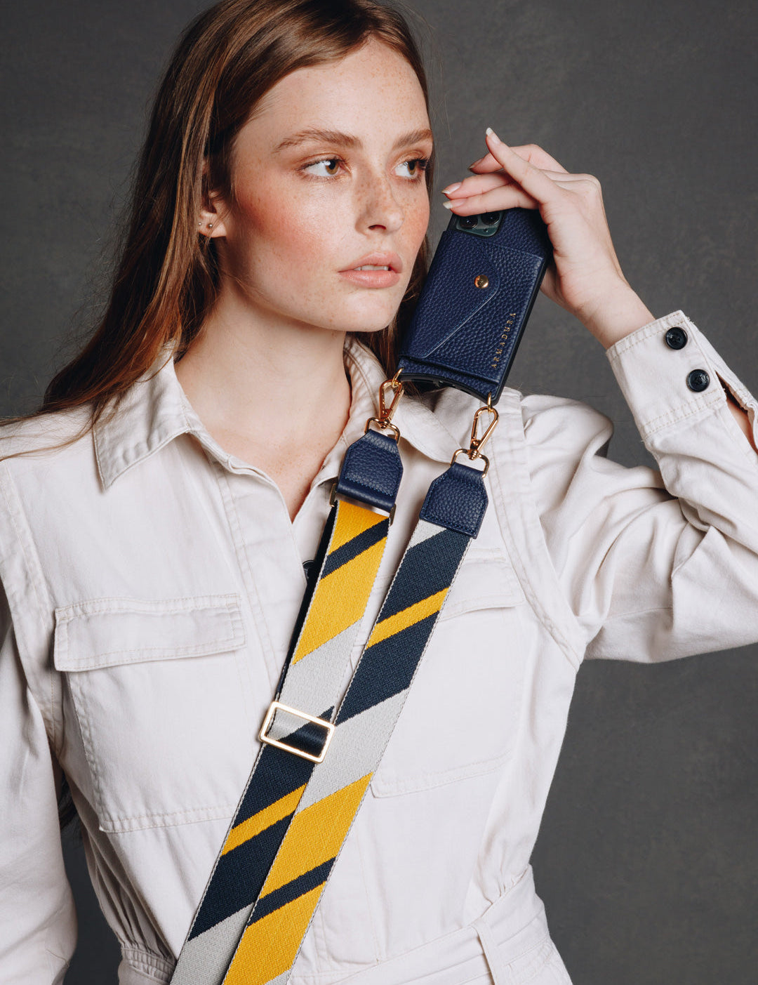 Juno Crossbody iPhone Set - Navy - Crossbody Set- My Armadura