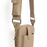 Athena Crossbody Bolso Set - Taupe - Crossbody Set- My Armadura